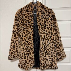 Leopard coat sorry, soft Size Small
